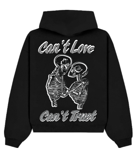 CAN'T LOVE HOODIE GLITTER!